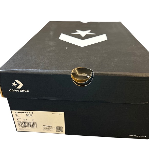 Converse Puff Taylor Ox Park Red White Black Sneakers A14949C Mens 9 Womens 10.5 - Picture 11 of 11